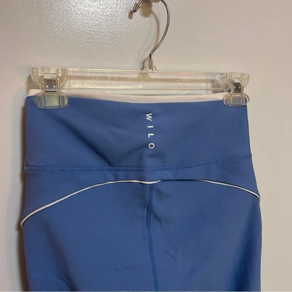 WILO The Label Powder Blue Ribbed Leggings - Picture 5 of 5